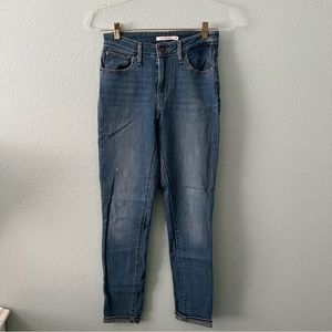 Levi’s 721 High Rise Skinny Denim Jeans Sz 28